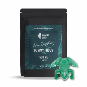 Mastermind Blue Raspberry Gummy Frogs 1000mg