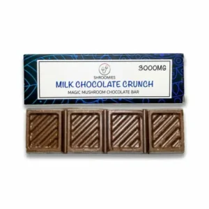 Shroomies Milk Chocolate Crunch Bar 3000mg