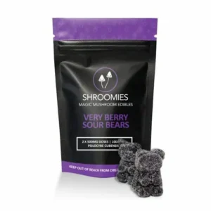 Shroomies Very Berry Sour Bears 1000mg